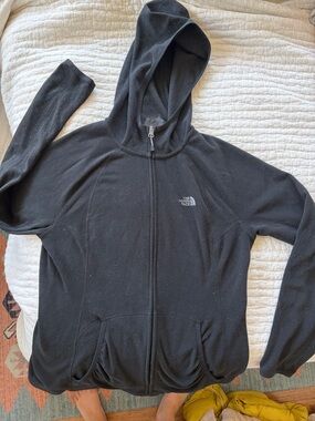The North Face Black Full-Zip Hooded Fleece